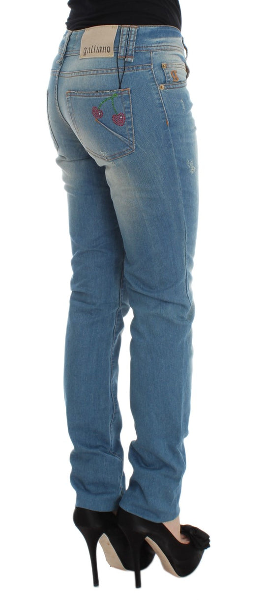 Pair of blue jeans on a mannequin