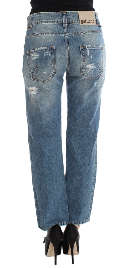 Pair of blue jeans on a mannequin