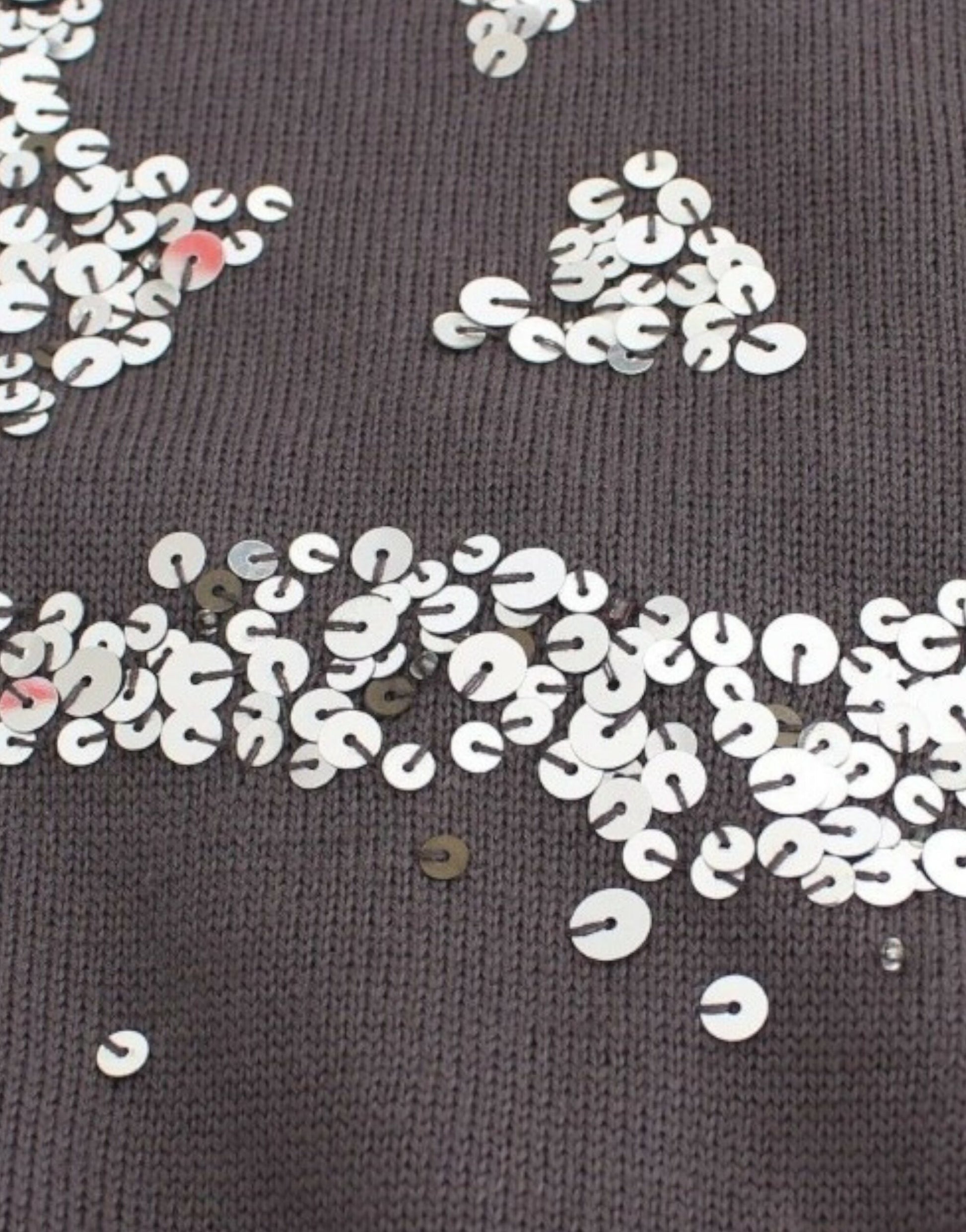 Decorative sequins on fabric