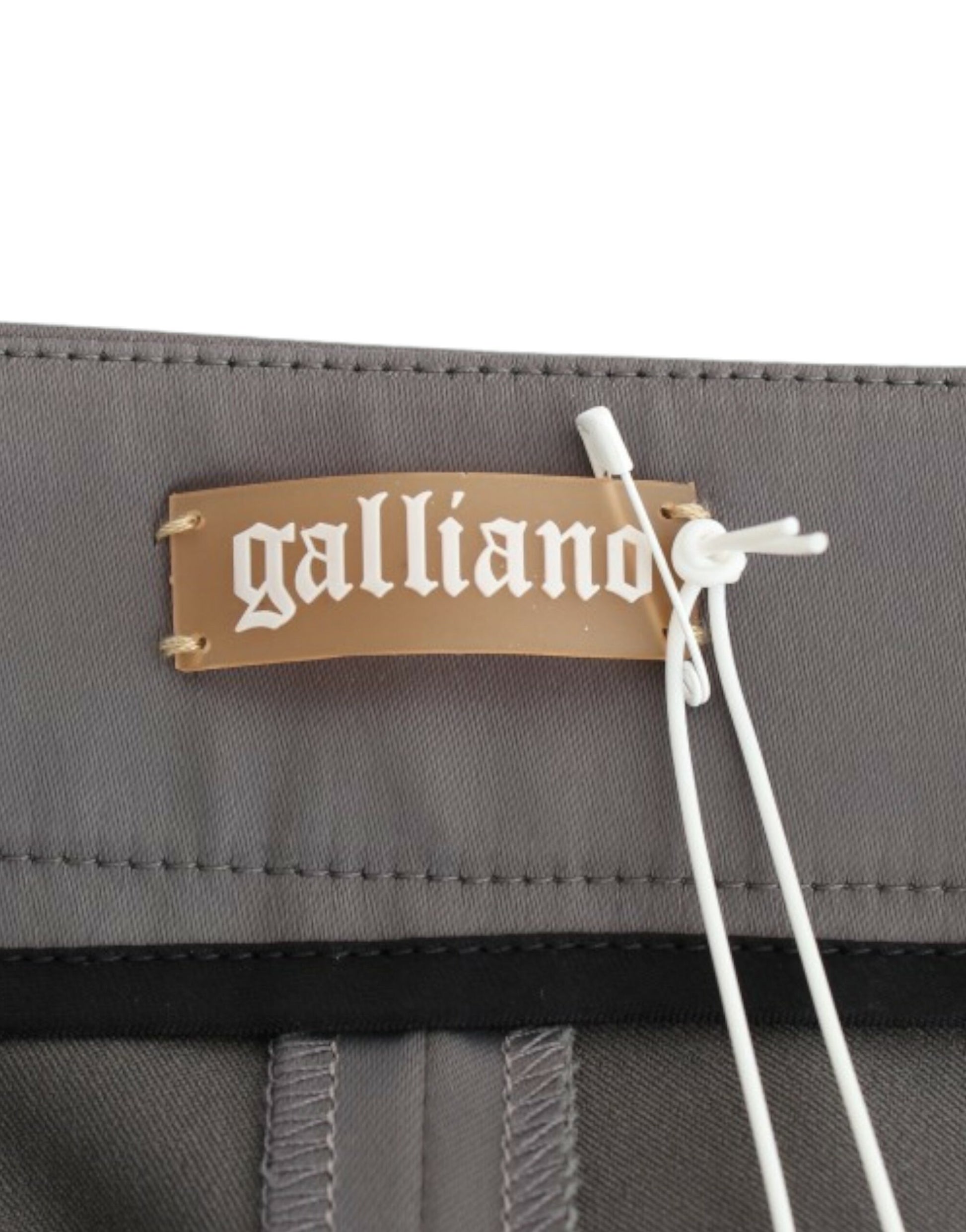 The tag on a piece of clothing