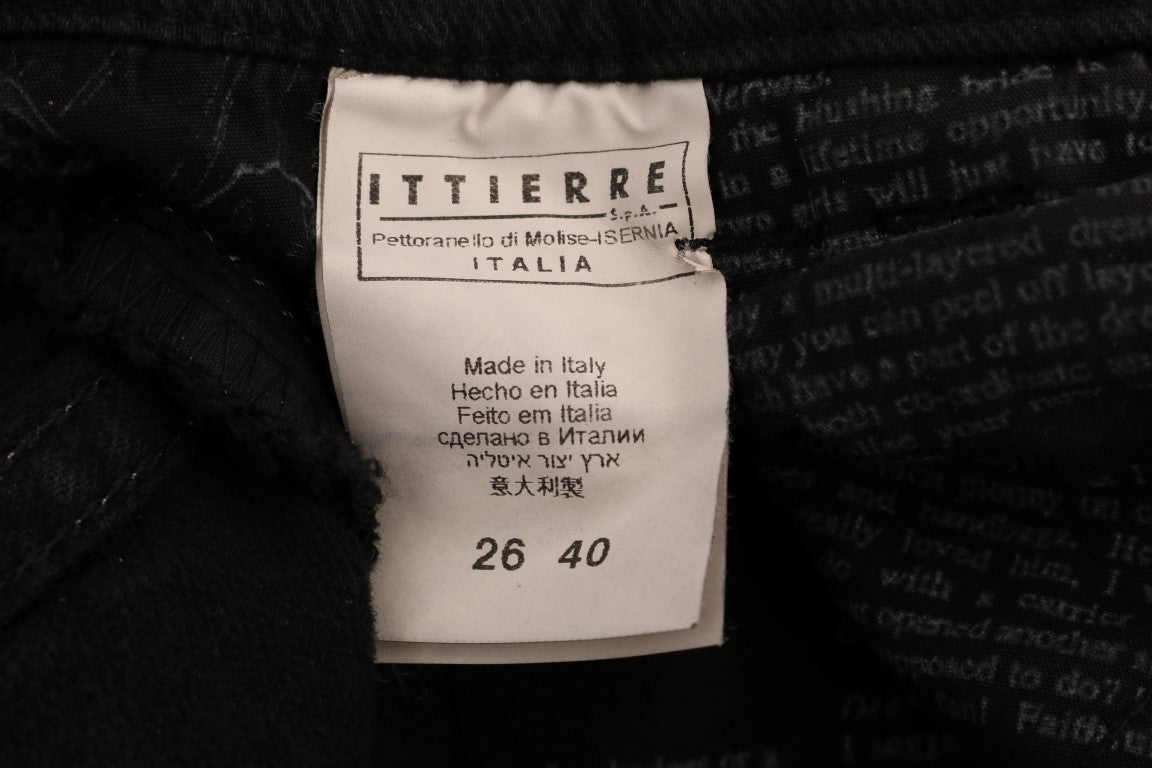 Black label on clothing