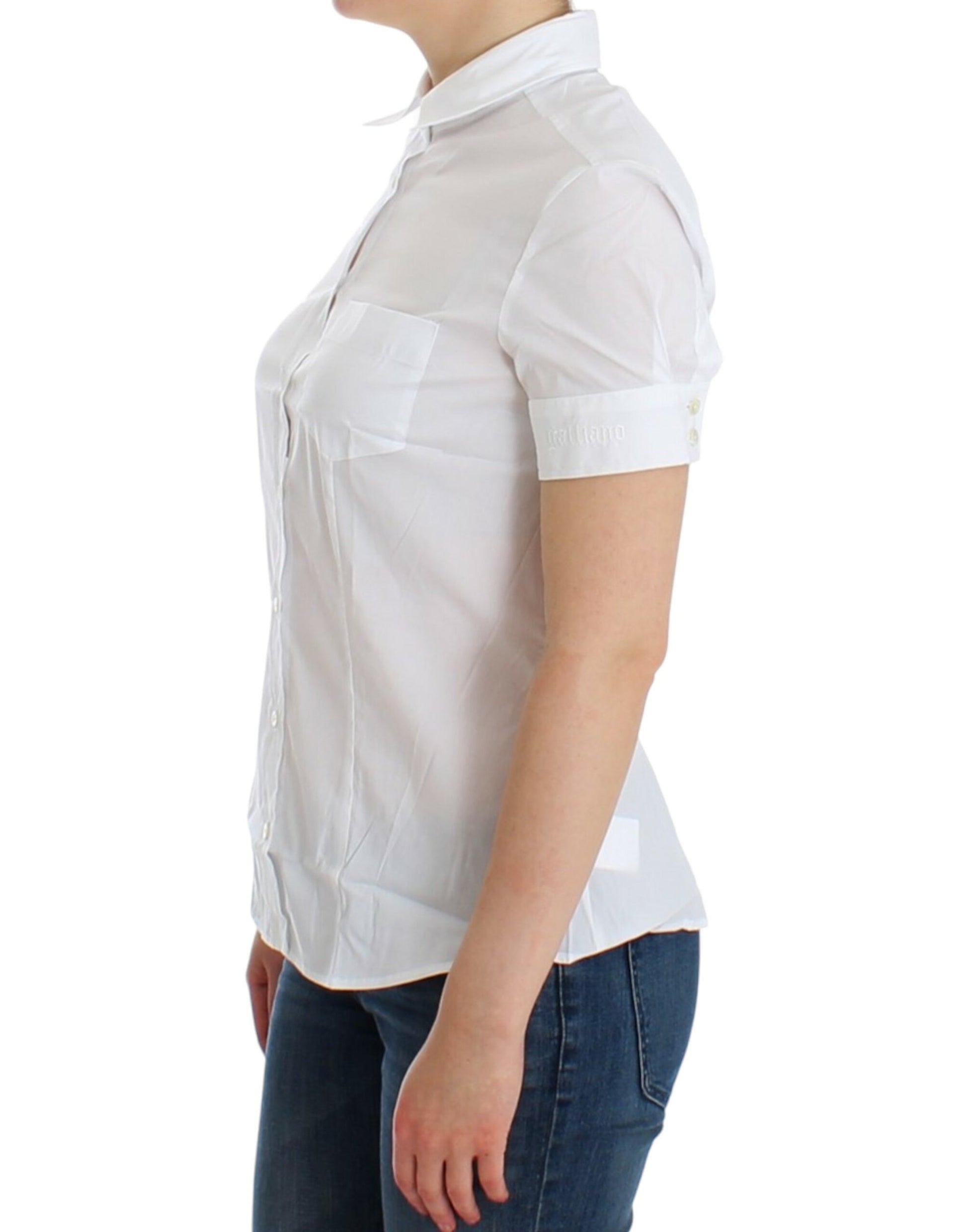 White shirt on woman