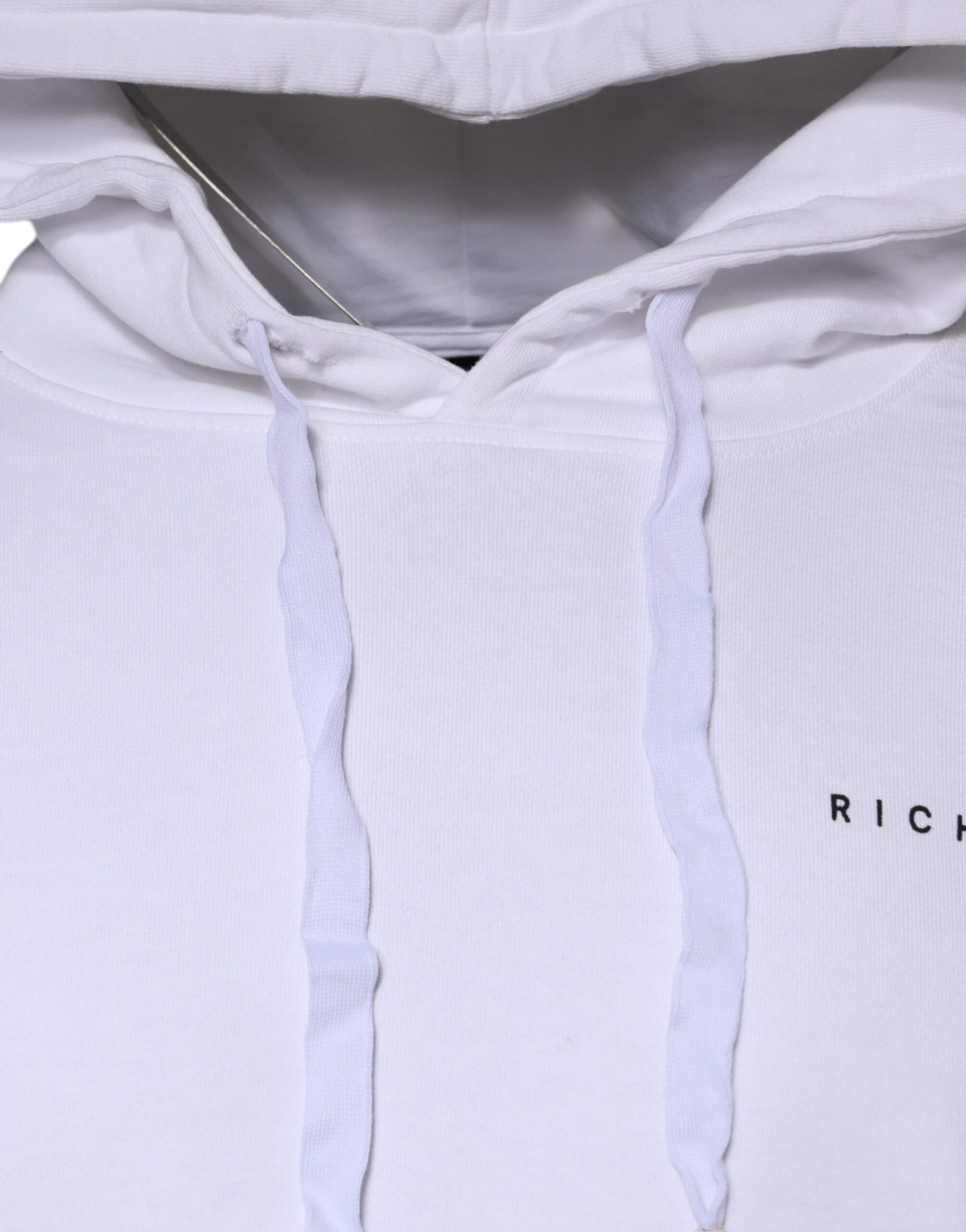 White hoodie on a hanger