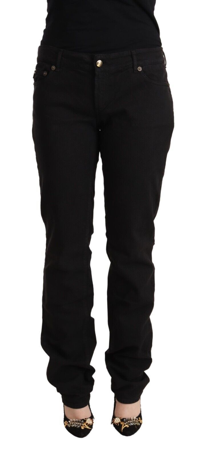 Pair of black jeans on a mannequin