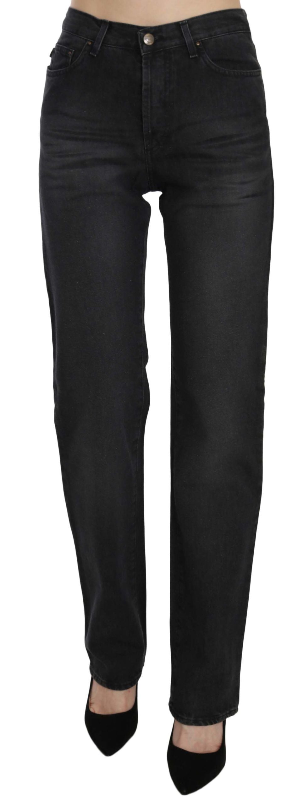 Pair of black skinny jeans on a mannequin