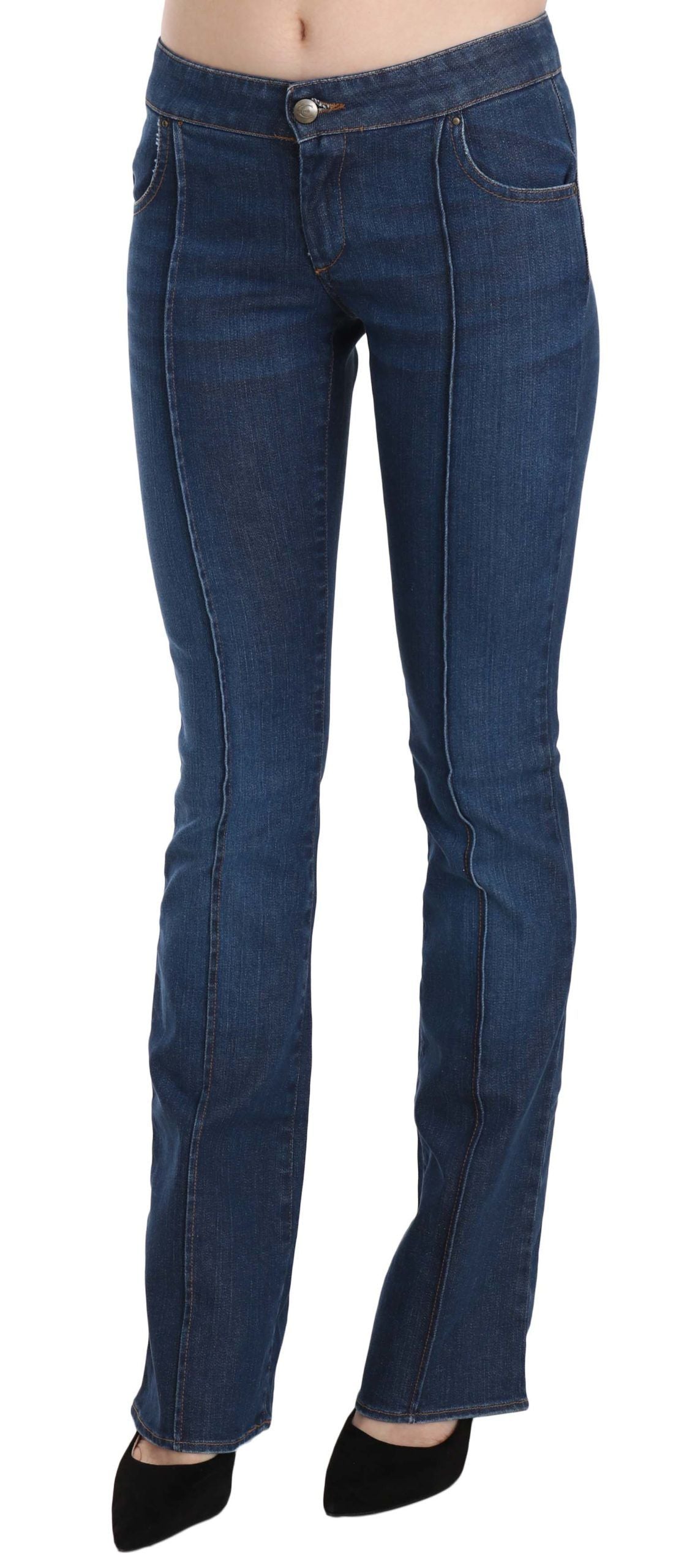 Pair of blue jeans on a mannequin