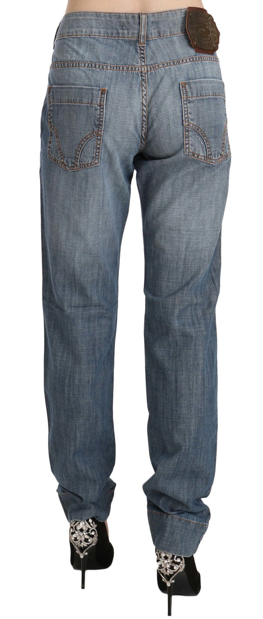Pair of blue jeans on a mannequin