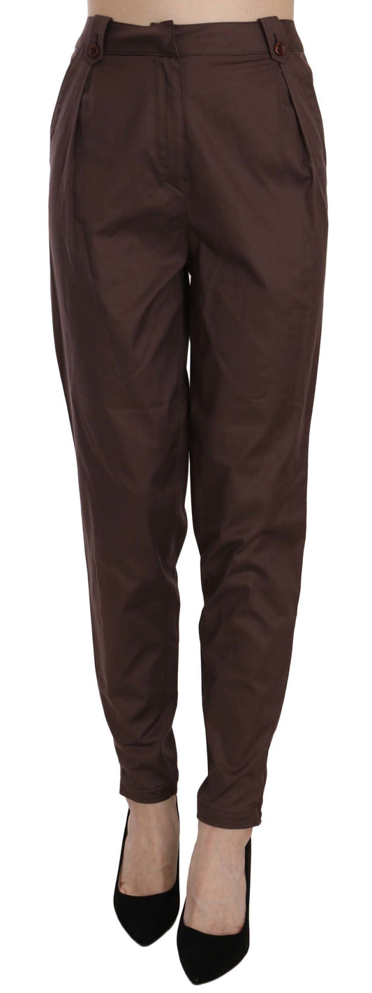 Pair of brown pants on a mannequin
