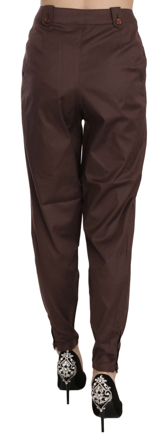 Pair of brown pants on a mannequin