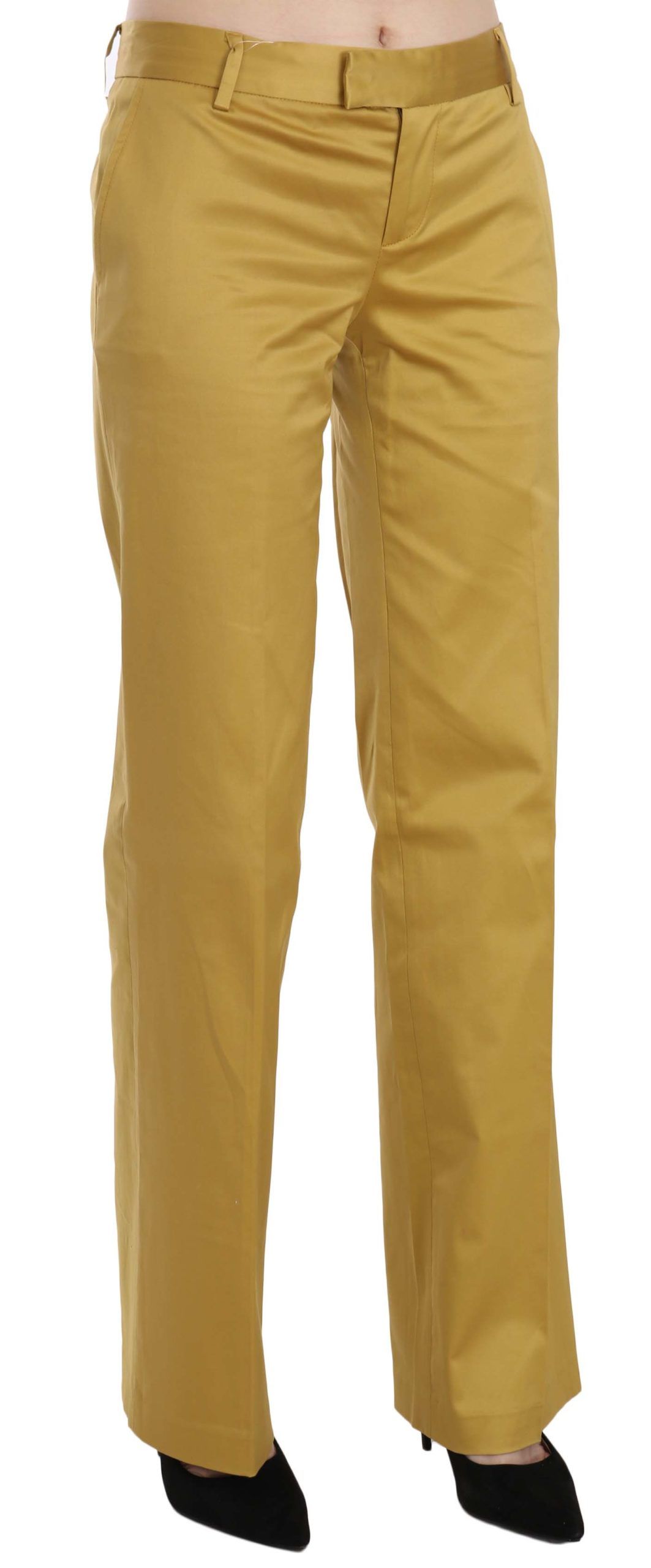 Yellow pants on a mannequin