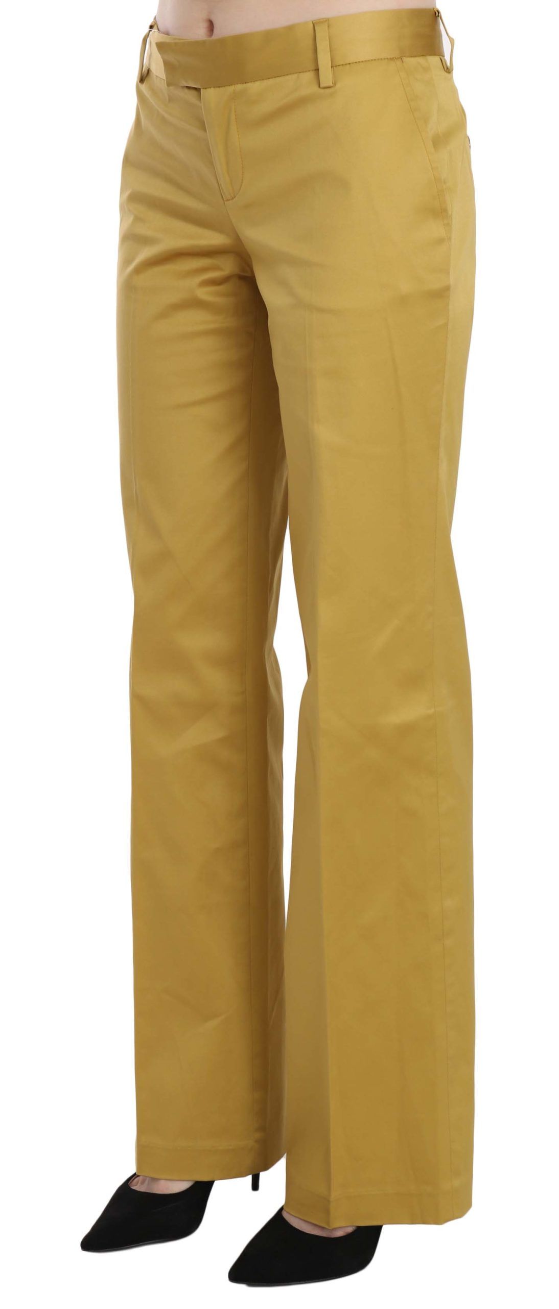 Yellow pants on a mannequin