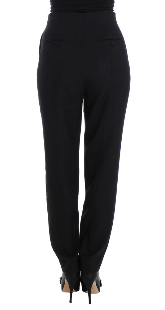 Pair of black leggings on a mannequin