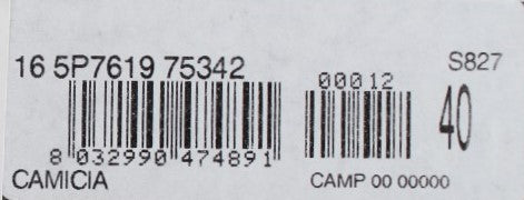 Barcode on a package