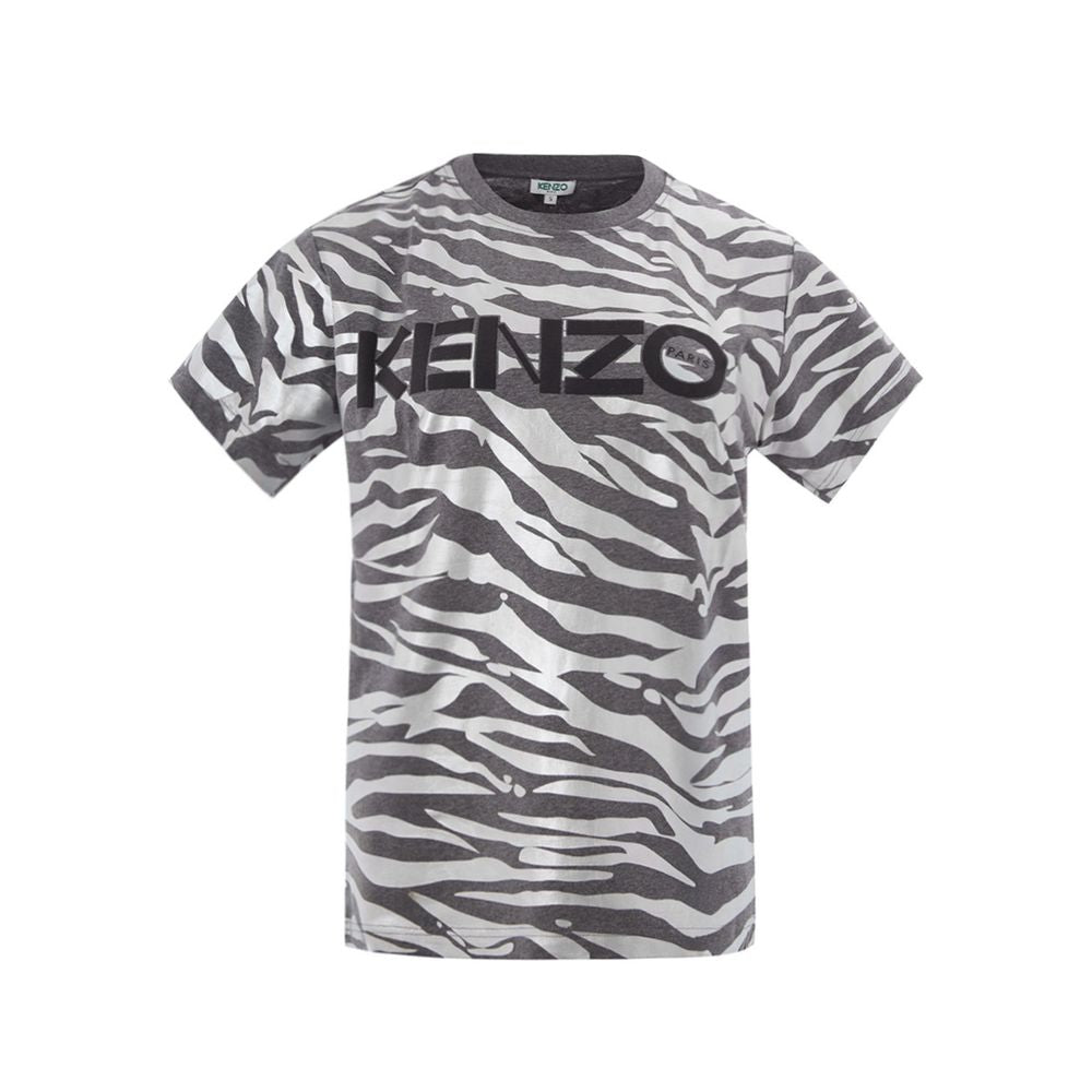 Black and white zebra print t-shirt