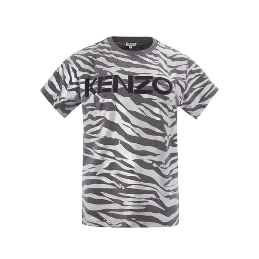 Black and white zebra print t-shirt