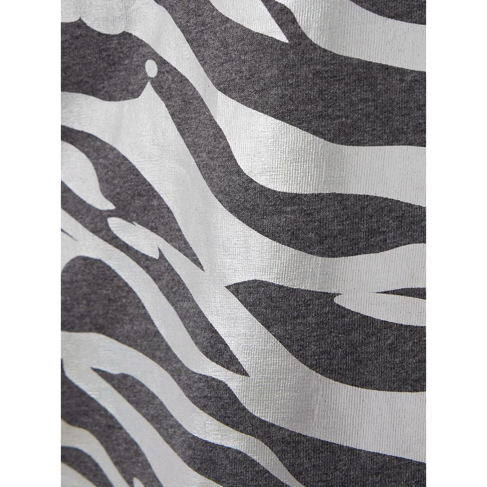 Black and white zebra print fabric