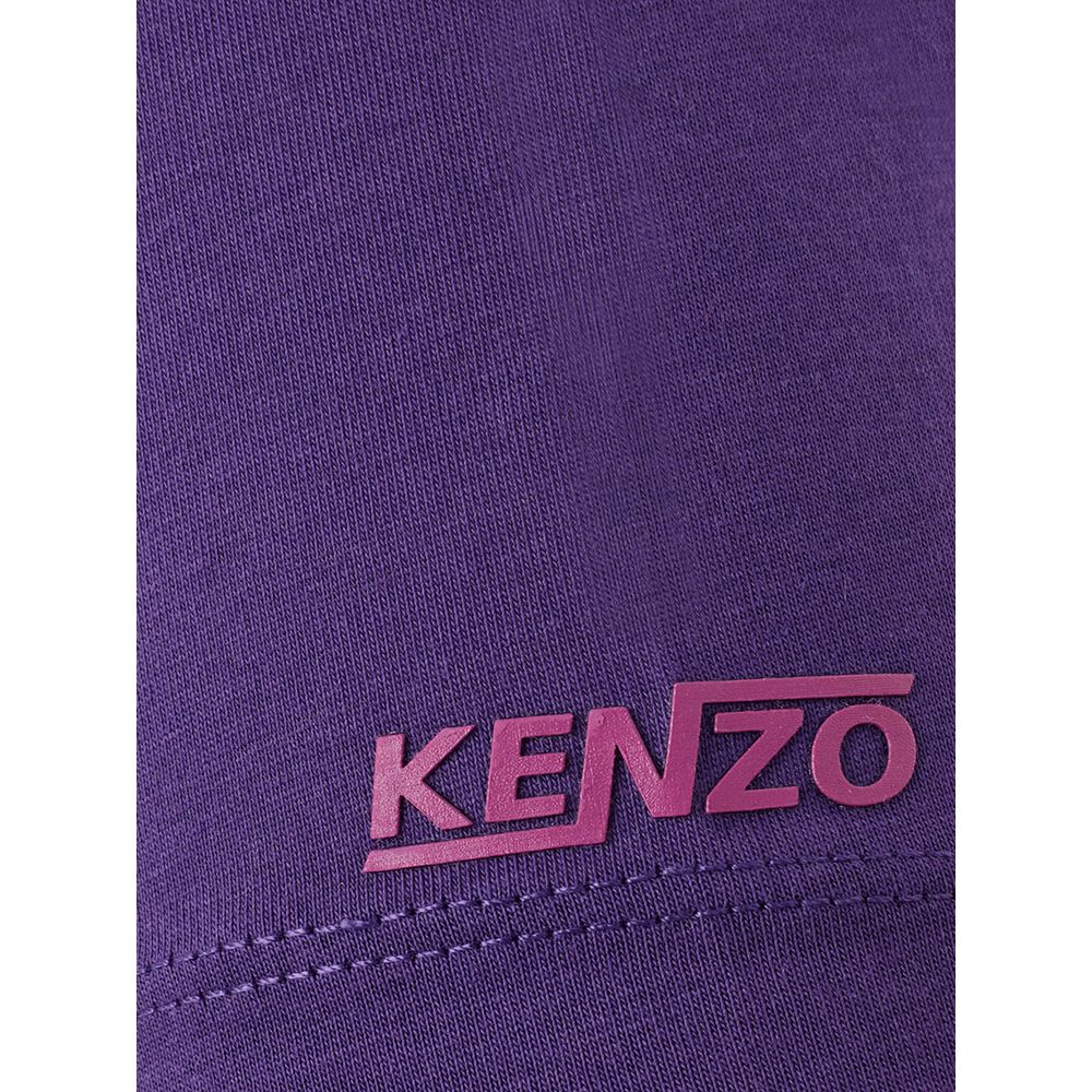Purple fabric with pink logo reading "KENZO"