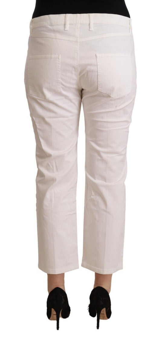 Pair of women's light wash jeans