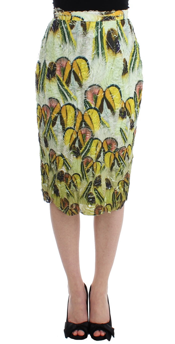 Skirt with banana print