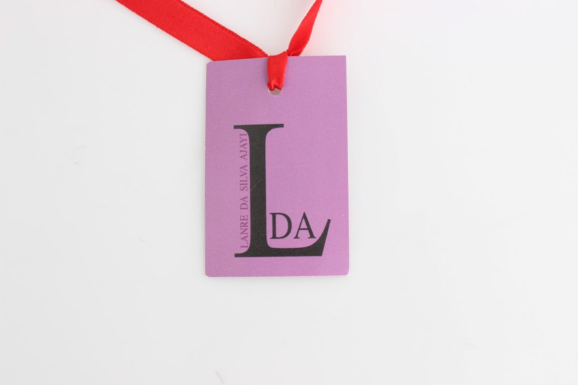 Purple tag with white letter L