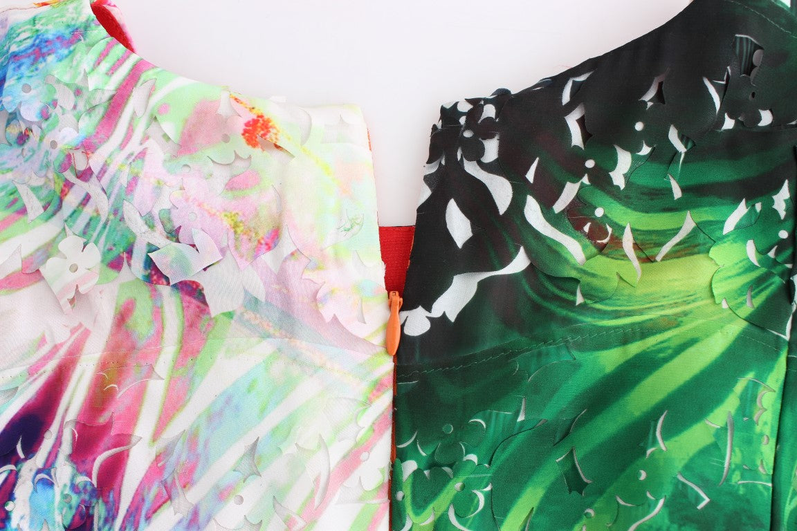 Colorful kimono with floral pattern