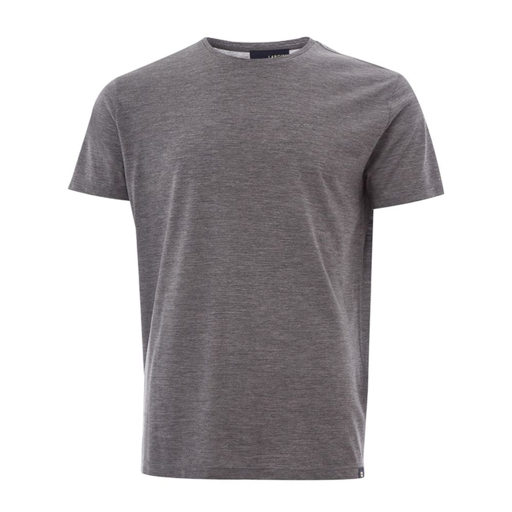 Grey short sleeve t-shirt on hanger