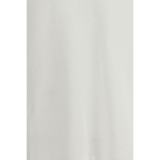 A white linen t-shirt with short sleeves