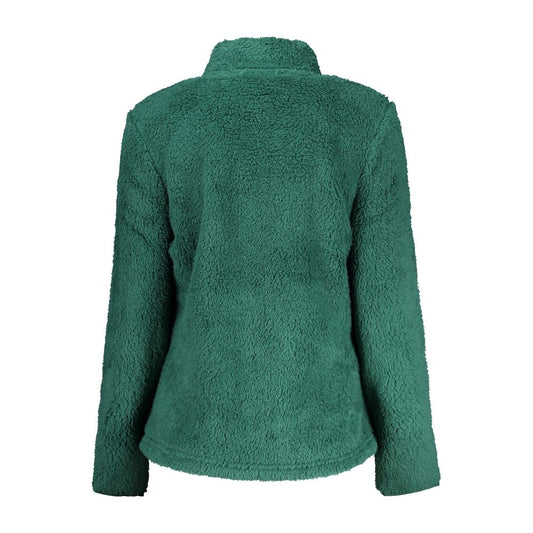 Green fuzzy jacket on a mannequin