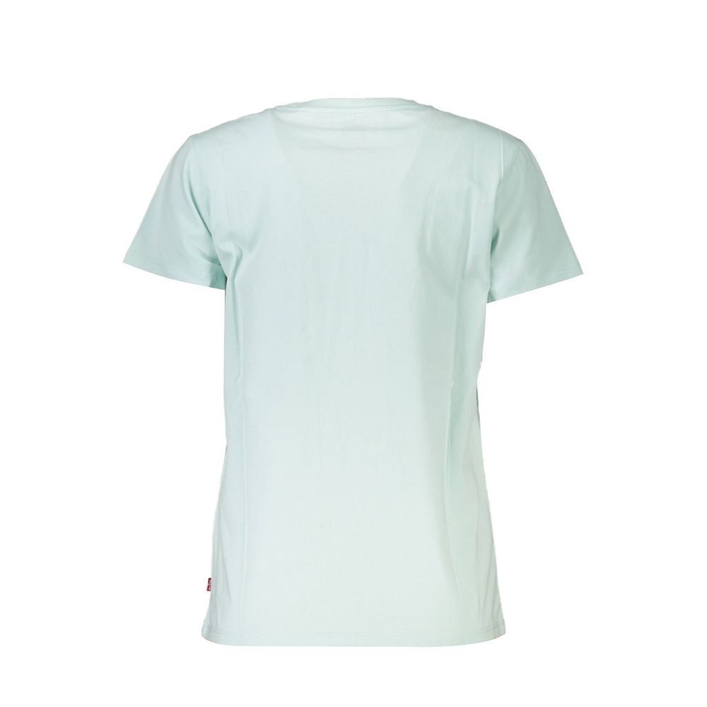 Light green short sleeved t-shirt on a mannequin