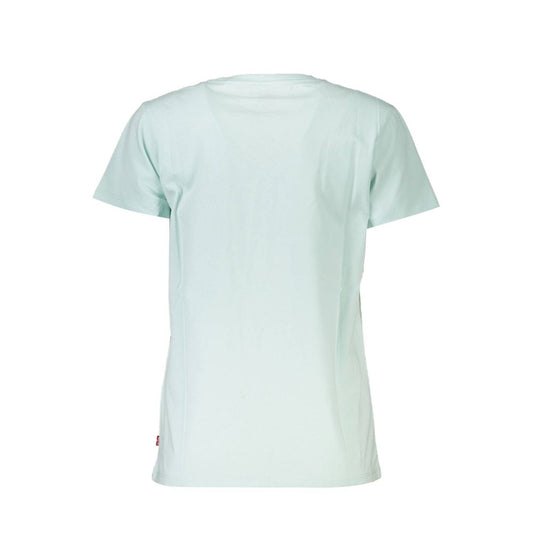 Light green short sleeved t-shirt on a mannequin