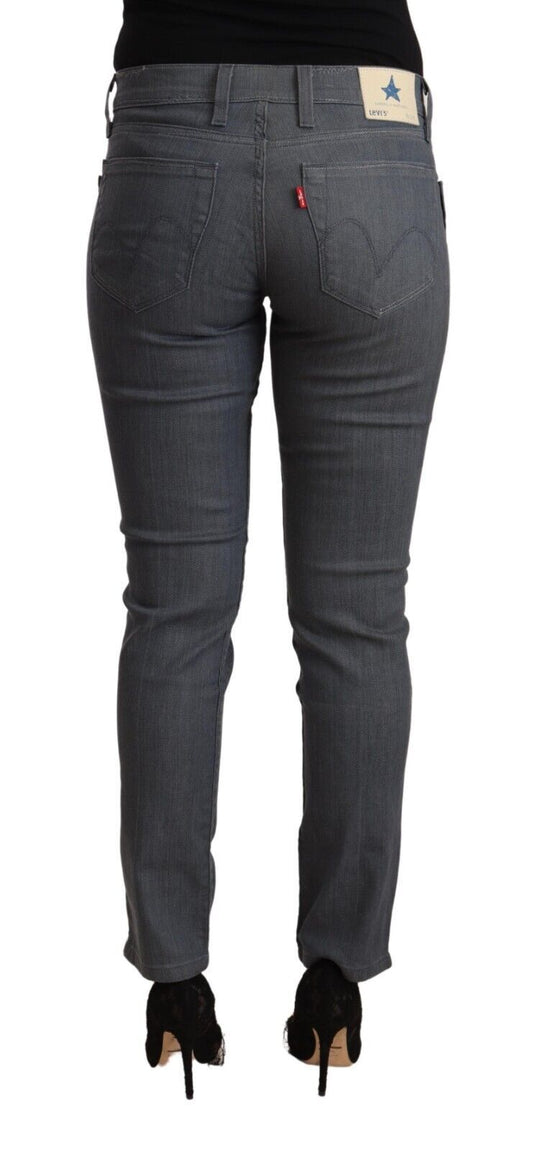 Pair of blue jeans on a mannequin