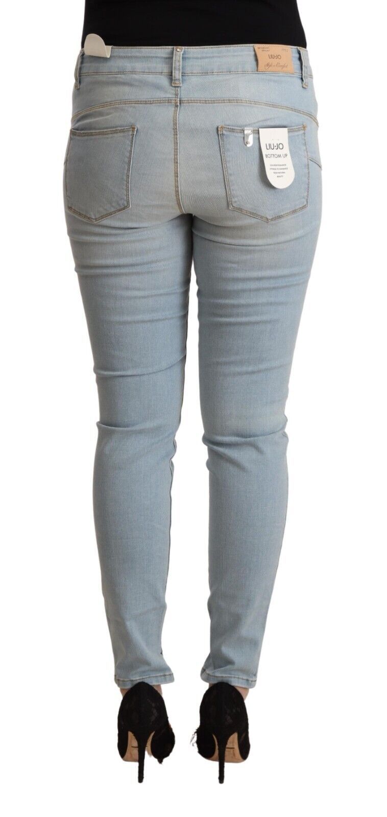 Pair of blue jeans on a mannequin