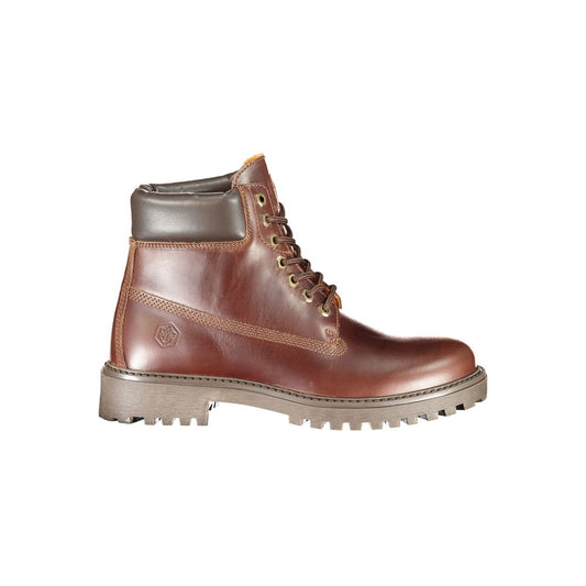 Lumberjack Marrone Pelle Mens Sneaker Boot
