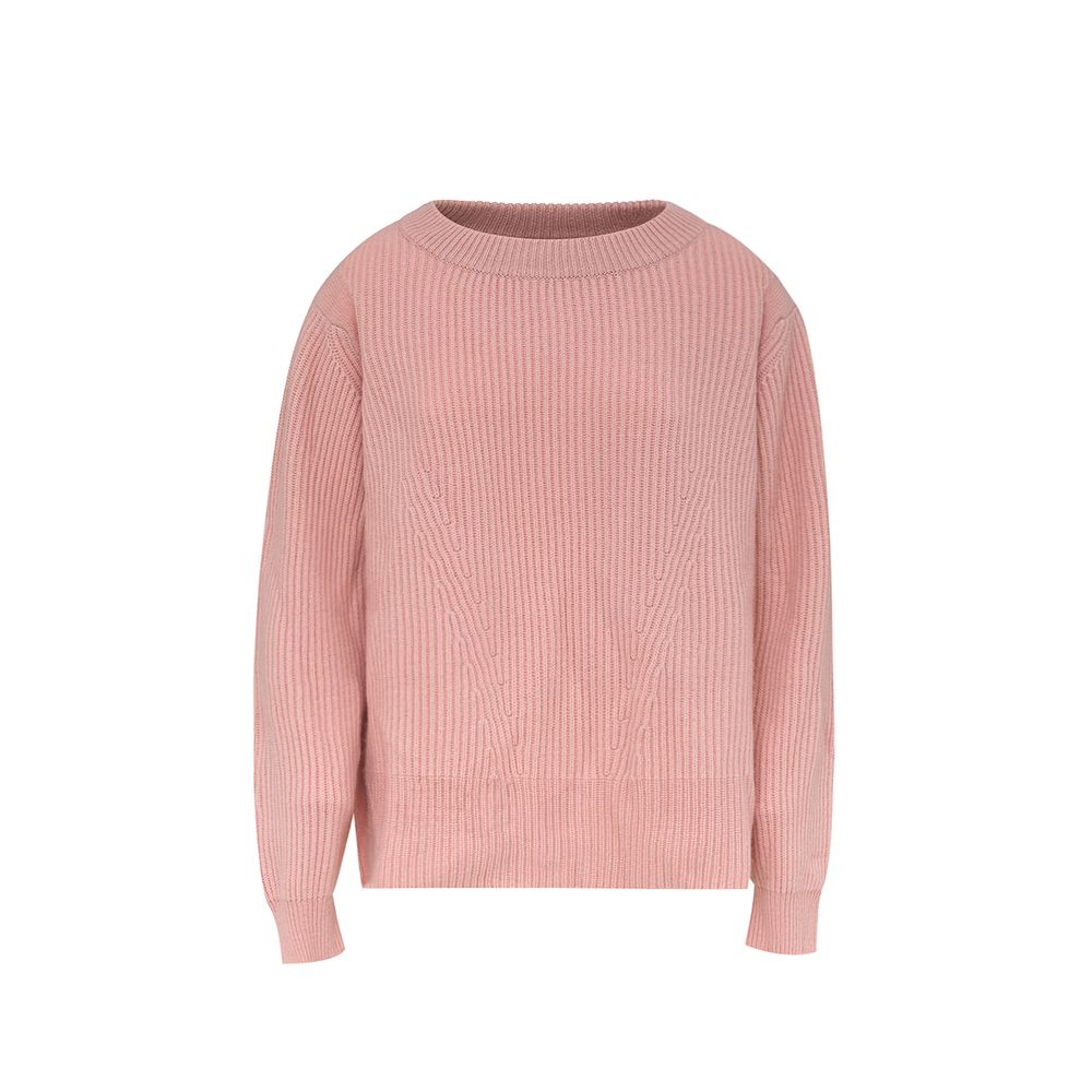 Pink knitted sweater