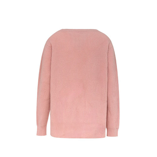 Pink knit sweater