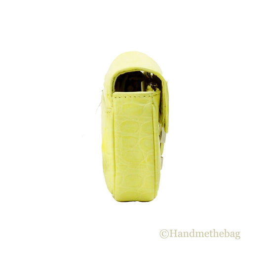 Yellow leather wallet
