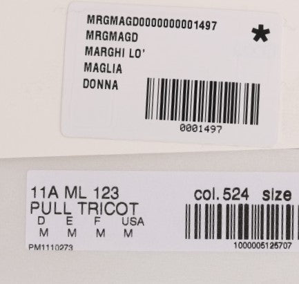 White label on a white background