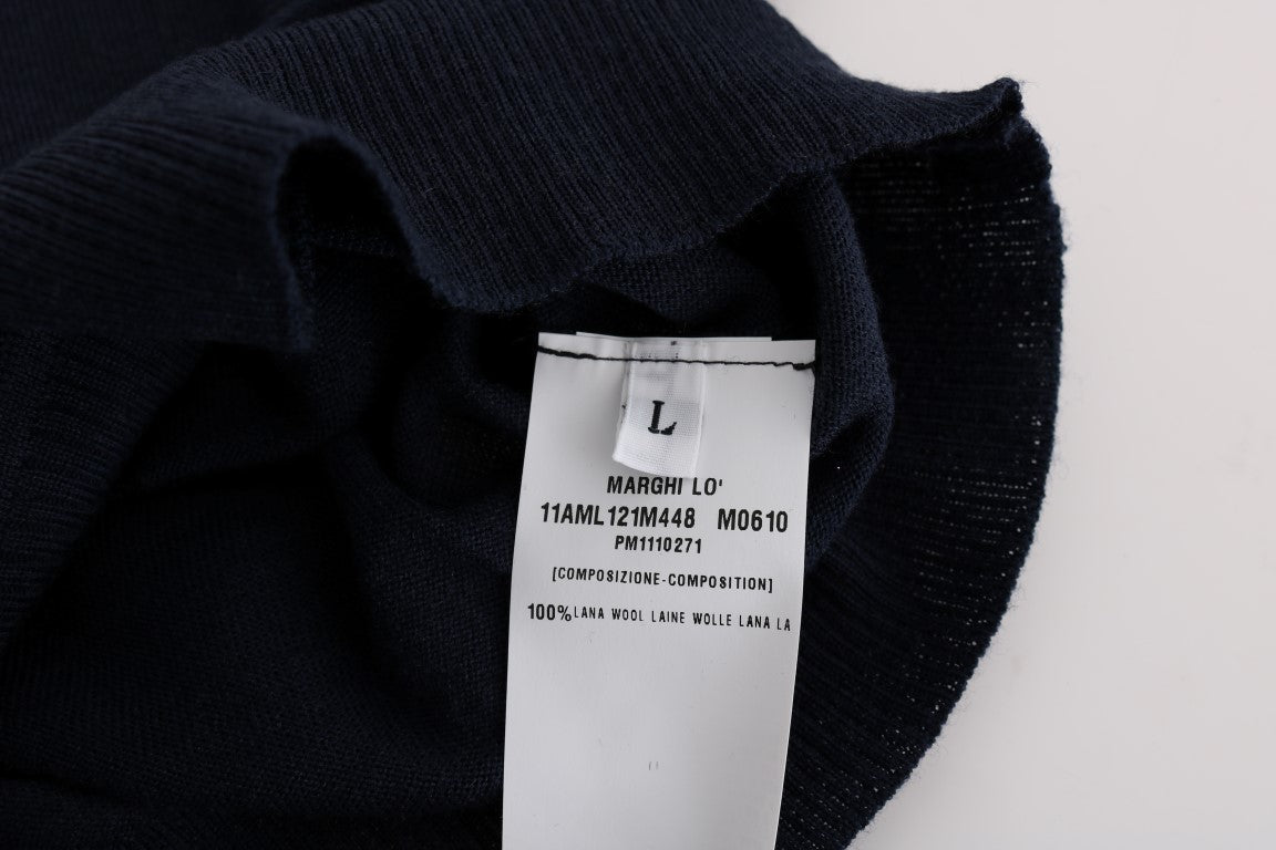 Black knit sweater with tag