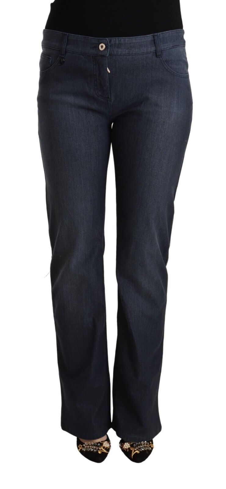 Pair of blue jeans on a mannequin