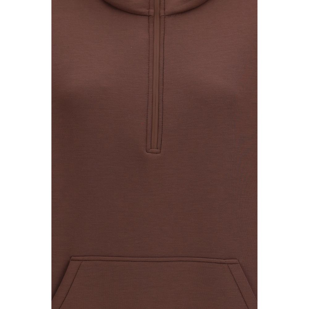Maroon hoodie with zipper