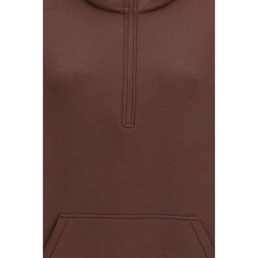 Maroon hoodie with zipper