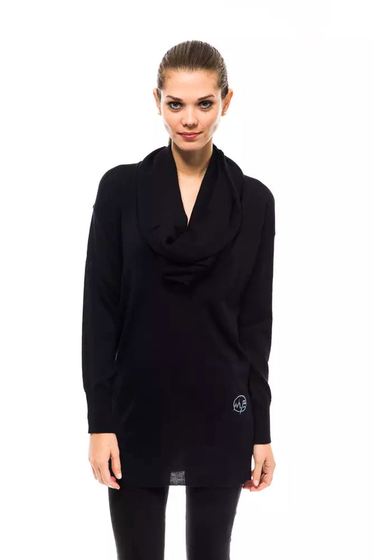 Black long sleeve turtleneck sweater