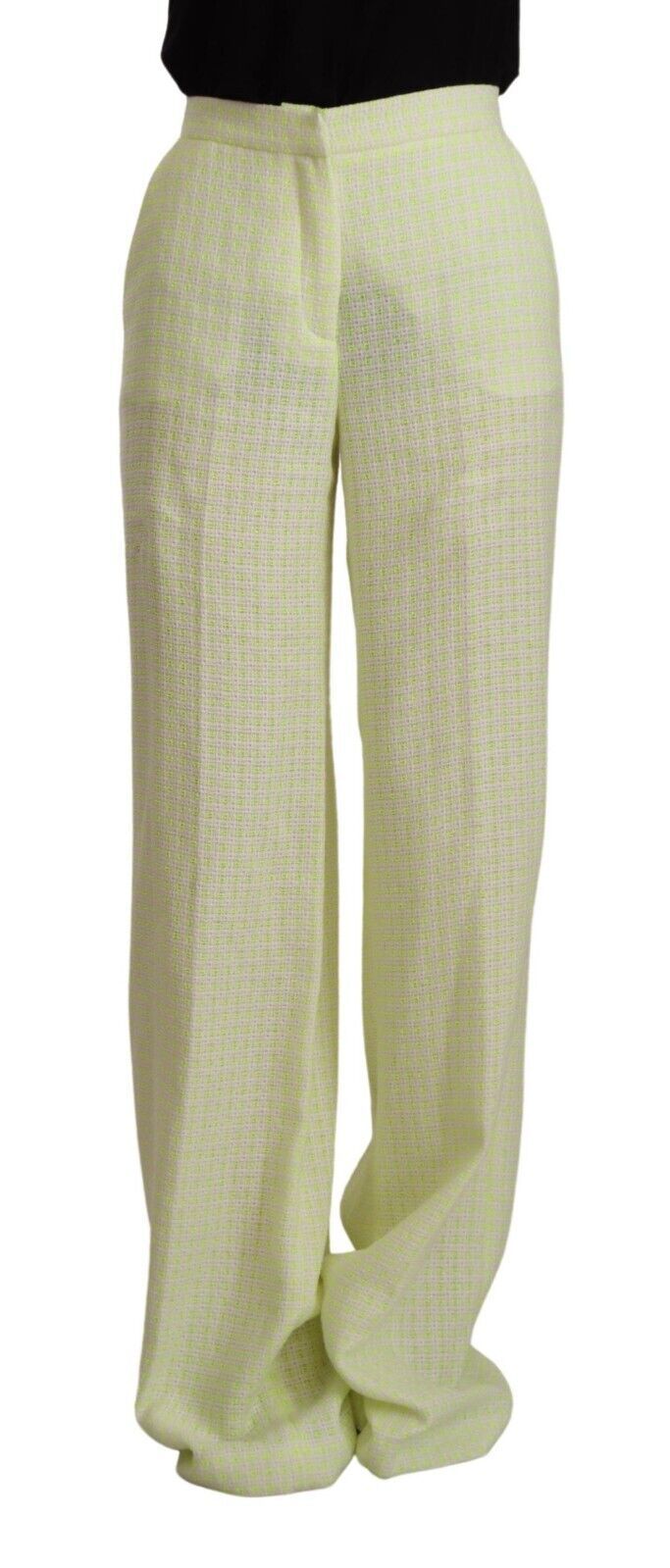 Yellow pants on a mannequin