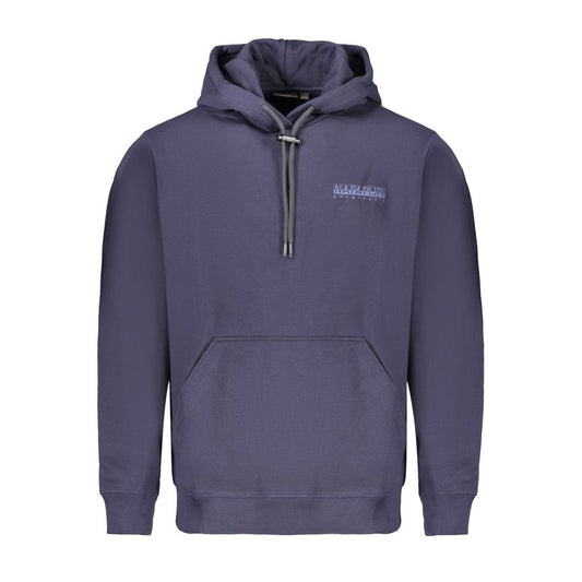 Purple hoodie with zippered front pocket