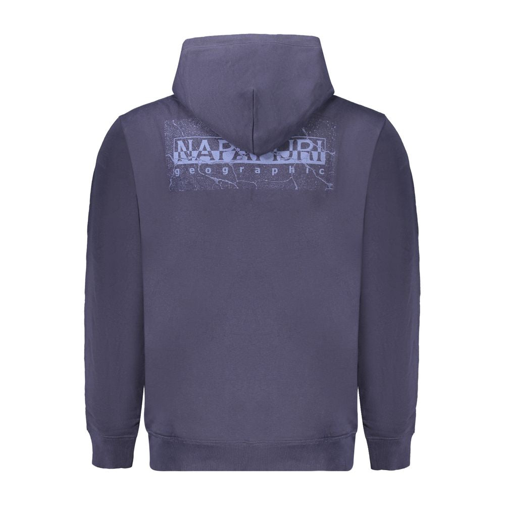 Purple hoodie with white lettering