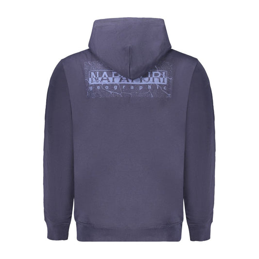 Purple hoodie with white lettering