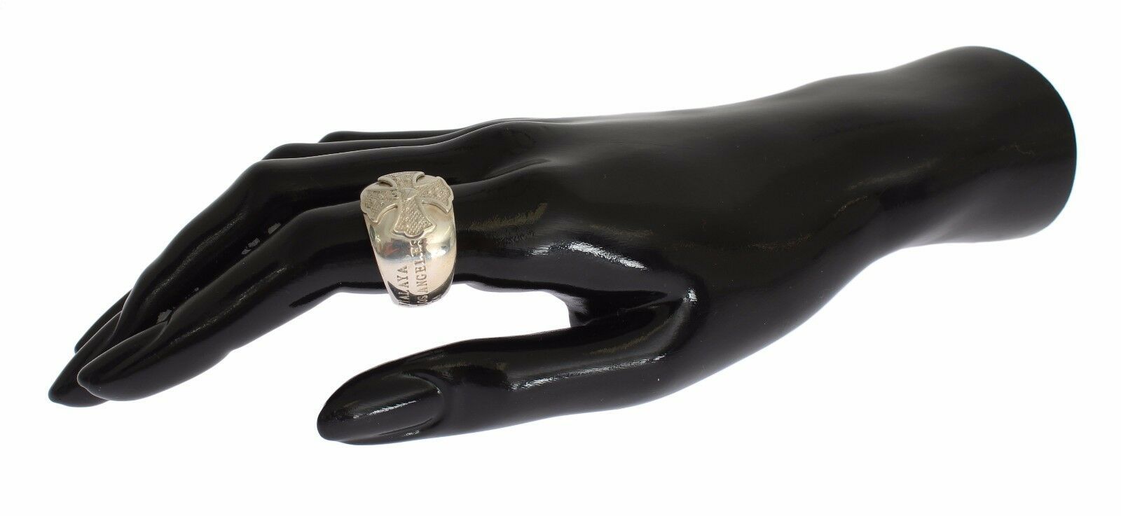 Hand wearing a ring