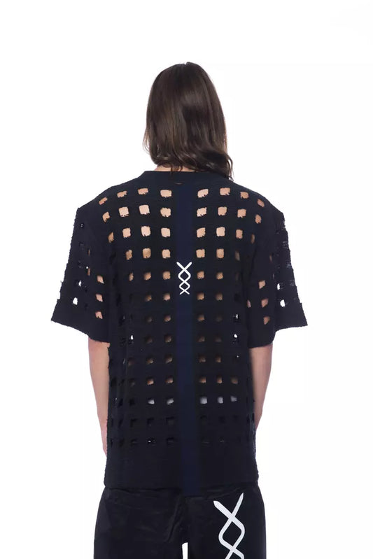 Black hoodie with holes in back