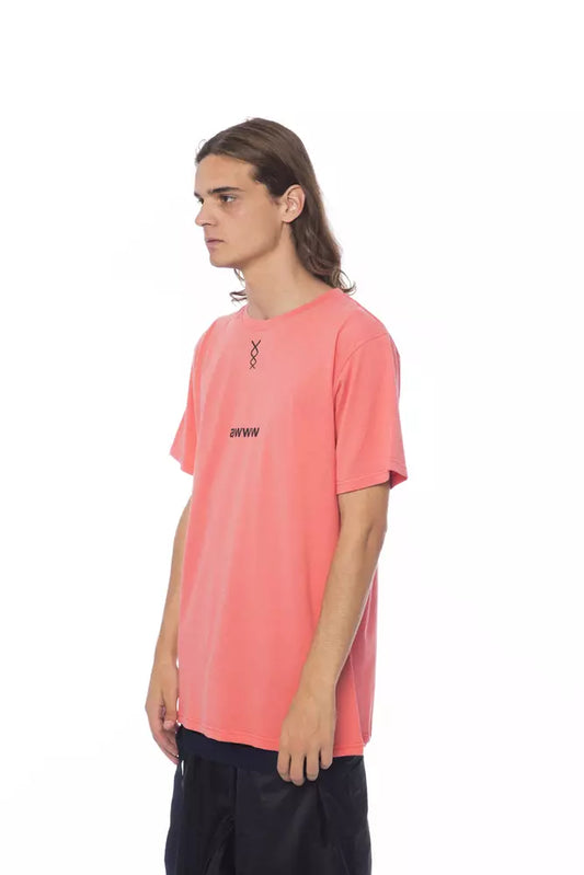 Mannequin wearing pink t-shirt