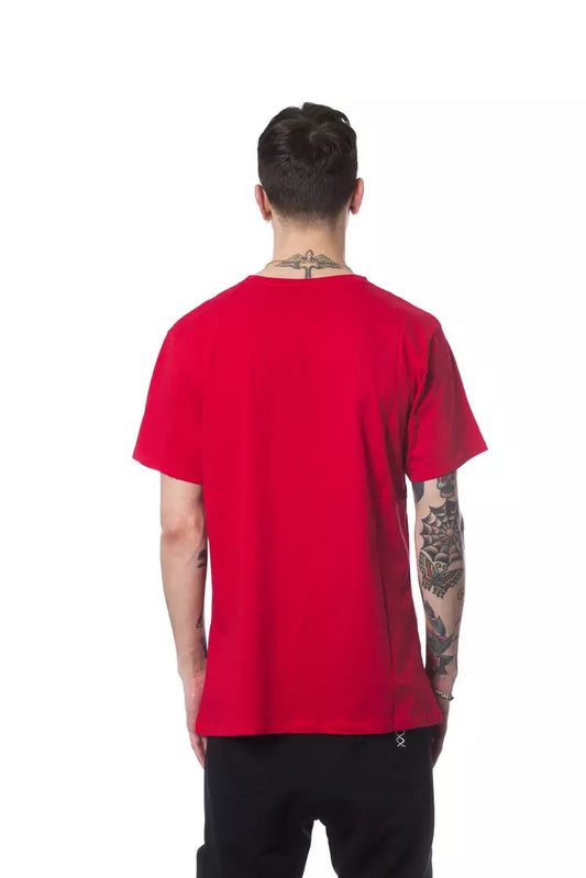 Red t-shirt on mannequin